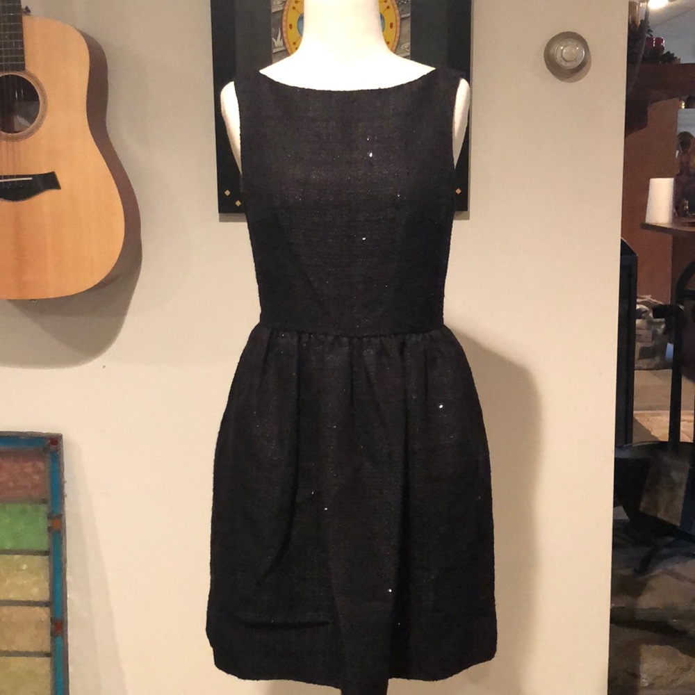 Kate Spade black sleeveless dress with sparkle 2